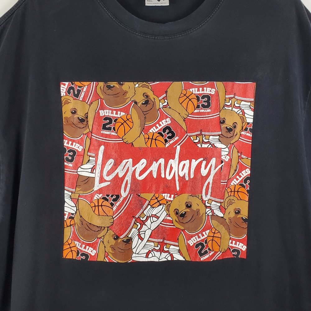 Vintage Phat Doc Legendary Michael Jordan Chicago Bulls Teddy Bears T Shirt 4XL
